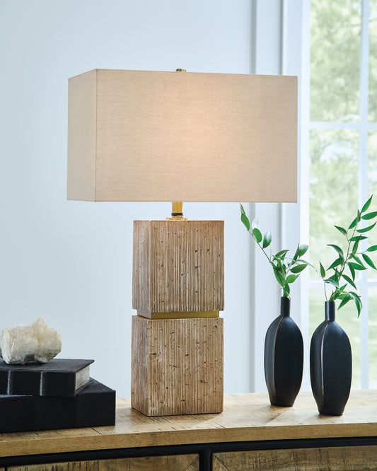 Bradenton Furniture Outlet - Ashley Furniture - Laddner Lighting - Poly Table Lamp (1/CN) - L236054