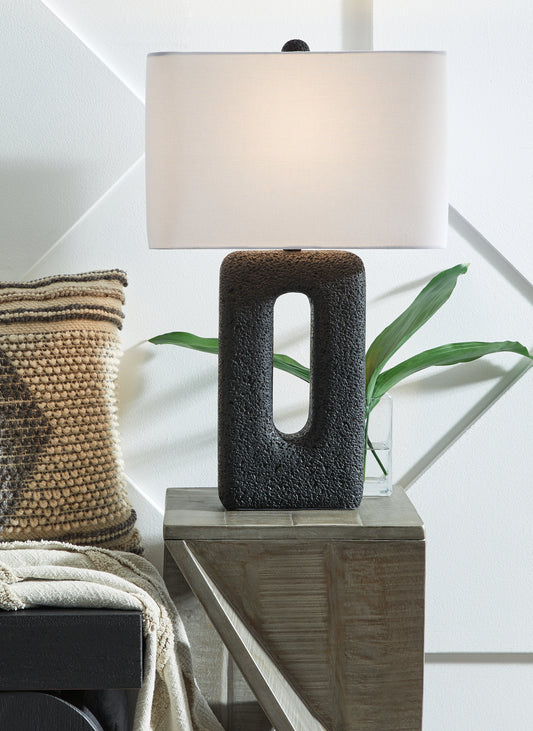 Bradenton Furniture Outlet - Ashley Furniture - Wimmings Lighting - Poly Table Lamp (Set of 2) / Black - L243654