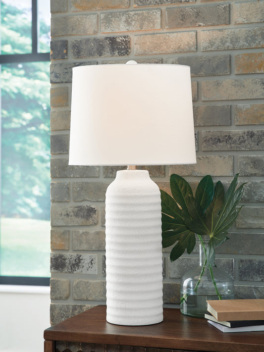 Bradenton Furniture Outlet - Ashley Furniture - Vauville Lighting - Poly Table Lamp (Set of 2) - L243674