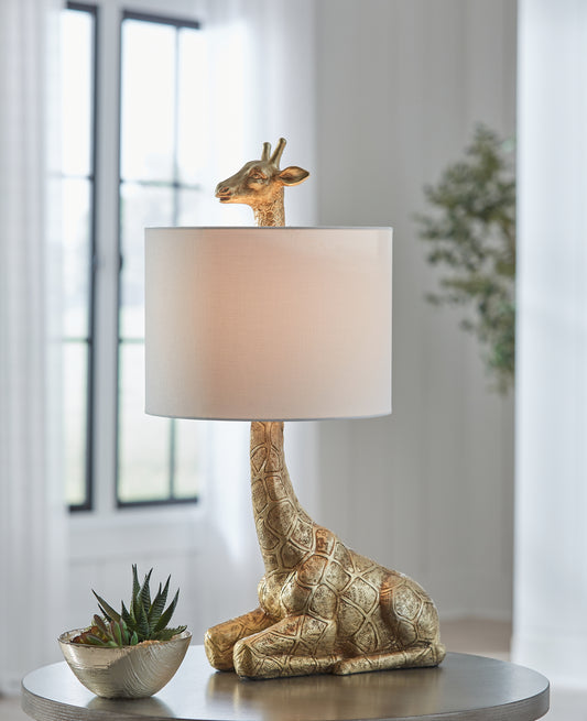 Bradenton Furniture Outlet - Ashley Furniture - Ferrison Lighting - 2-Piece Lamp Set / Gold Finish - L317004X2