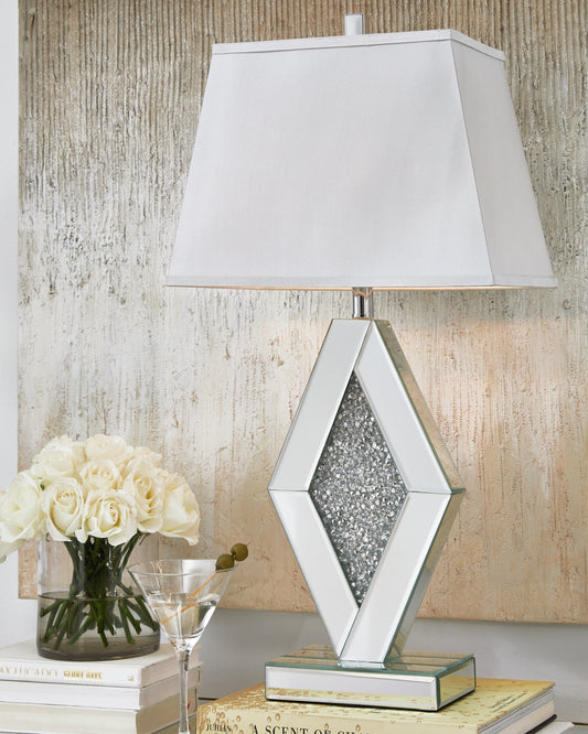 Bradenton Furniture Outlet - Ashley Furniture - Prunella Lighting - Table Lamp (Set of 2) / Silver Finish - L429034X2