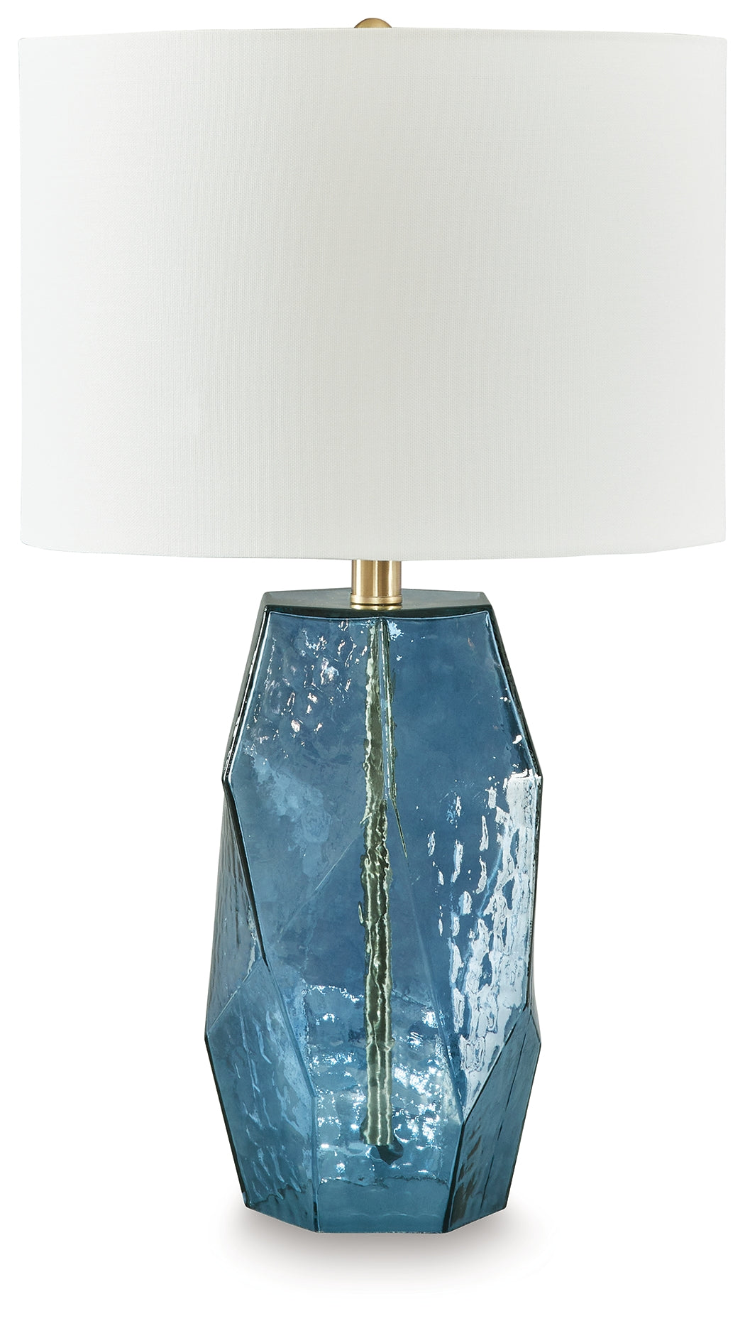 Bradenton Furniture Outlet - Ashley Furniture - Tallow Lighting - Glass Table Lamp (1/CN) / Blue - L430854