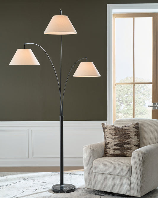 Bradenton Furniture Outlet - Ashley Furniture - Gibbswellner Lighting - Metal Arc Lamp (1/CN) - L725159