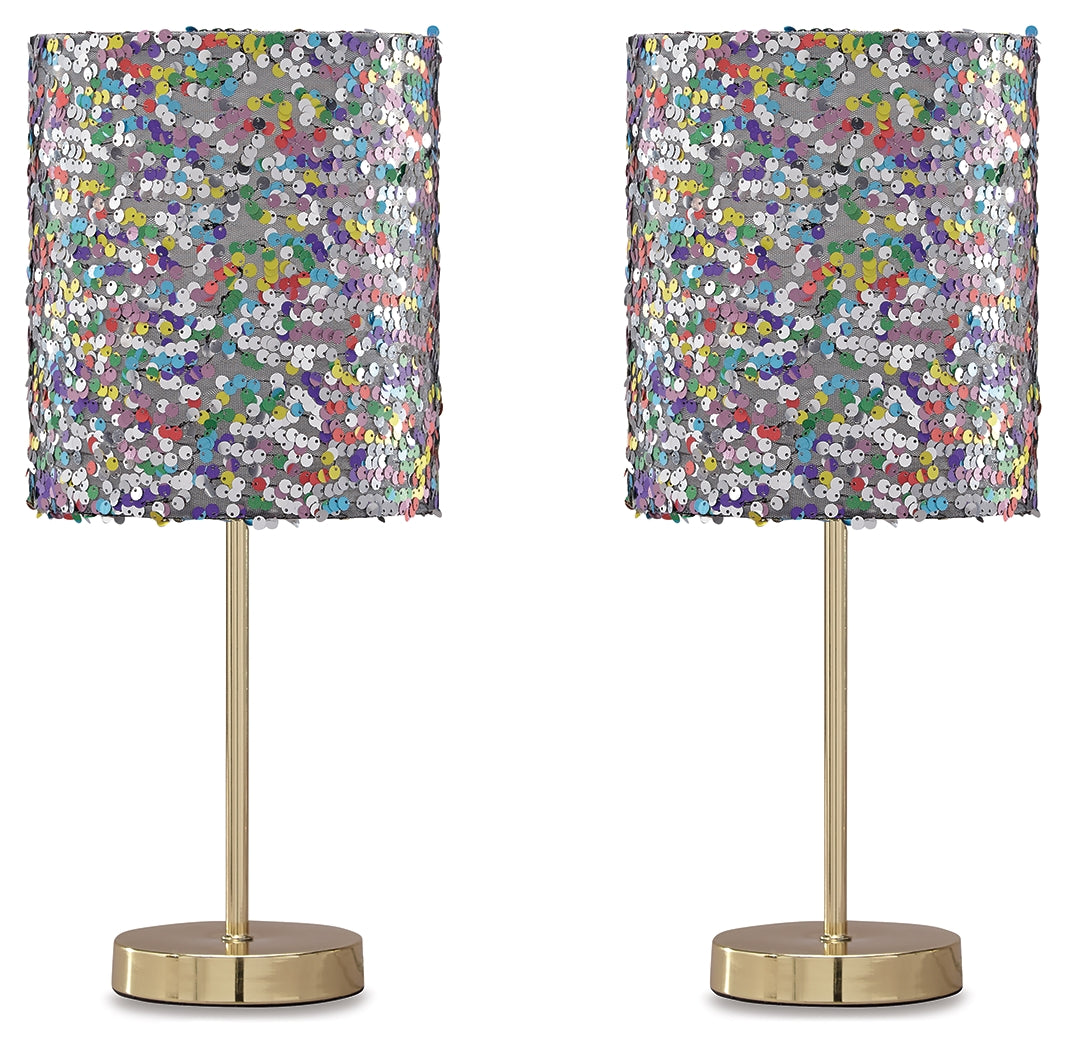 Bradenton Furniture Outlet - Ashley Furniture - Maddy Lighting - Table Lamp (Set of 2) / Multi - L857724X2