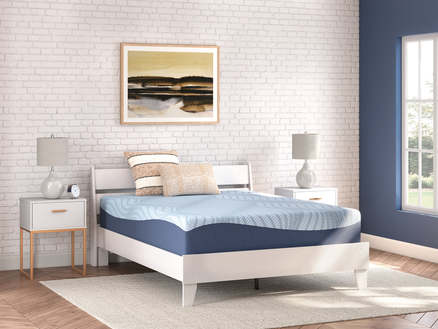 Bradenton Furniture Outlet - Ashley Furniture - Peak 2.0 12 Memory Foam Mattresses - Queen / White - M20631