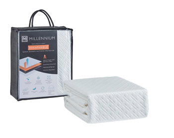 Bradenton Furniture Outlet - Ashley Furniture - Basic Protector Queen Mattress Protector (Set of 4) - QN Mattress Protector(4/CS) - M30803