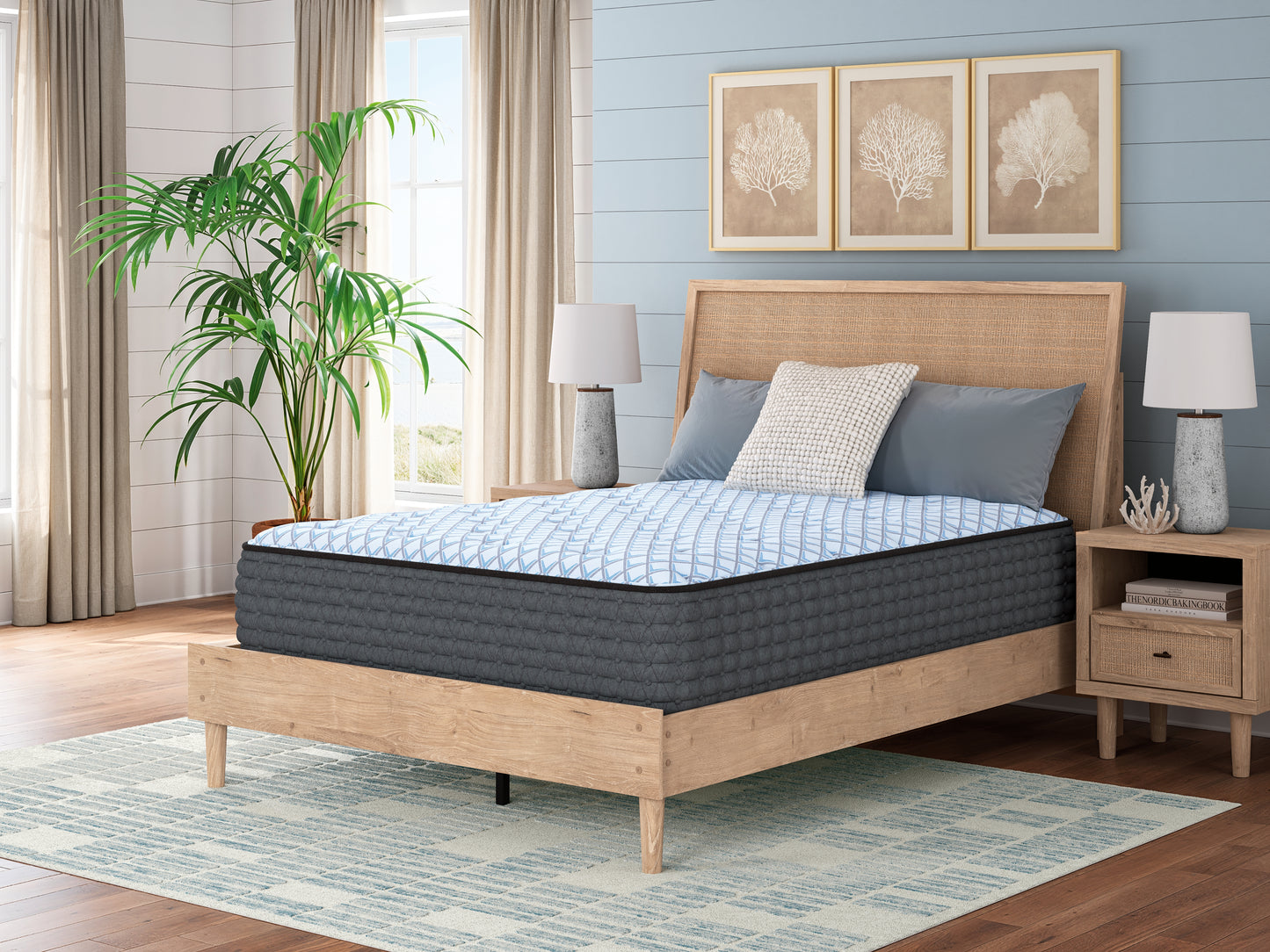 Bradenton Furniture Outlet - Ashley Furniture - Destin Cove Plush Mattresses - California King / Blue - M33151