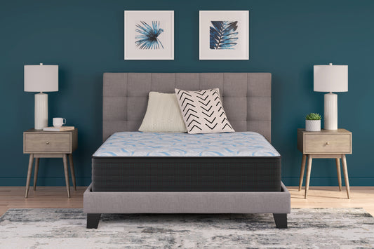 Bradenton Furniture Outlet - Ashley Furniture - Elite Springs Firm Mattresses - Twin / Gray/Blue - M40511
