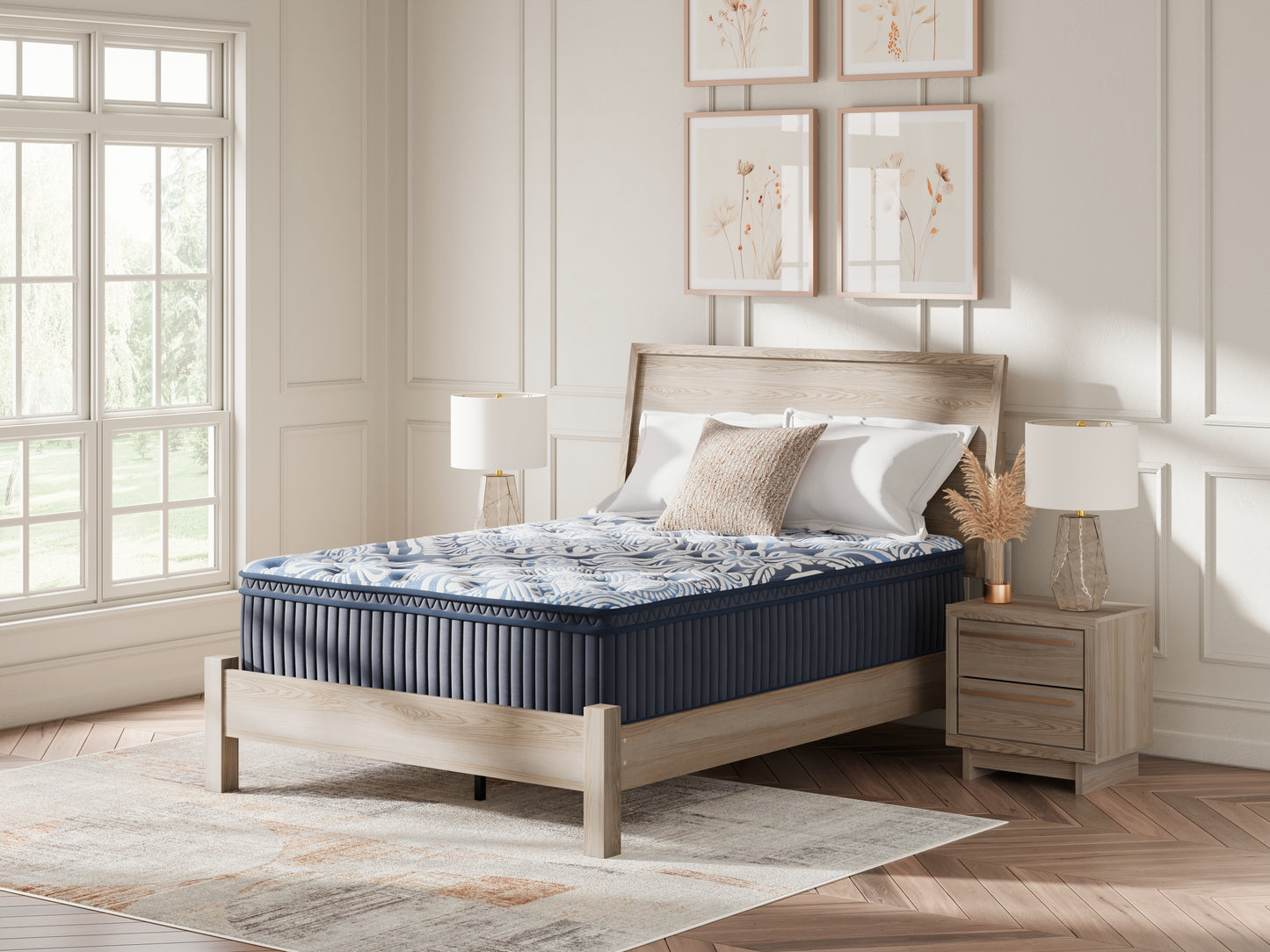 Bradenton Furniture Outlet - Ashley Furniture - Plush Luxe 2.0 Mattresses - King / Blue - M49741