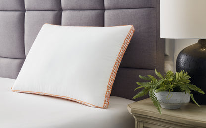 Bradenton Furniture Outlet - Ashley Furniture - Zephyr 2.0 Pillows - 3-in-1 Pillow (6/CS) / White/Orange - M52112