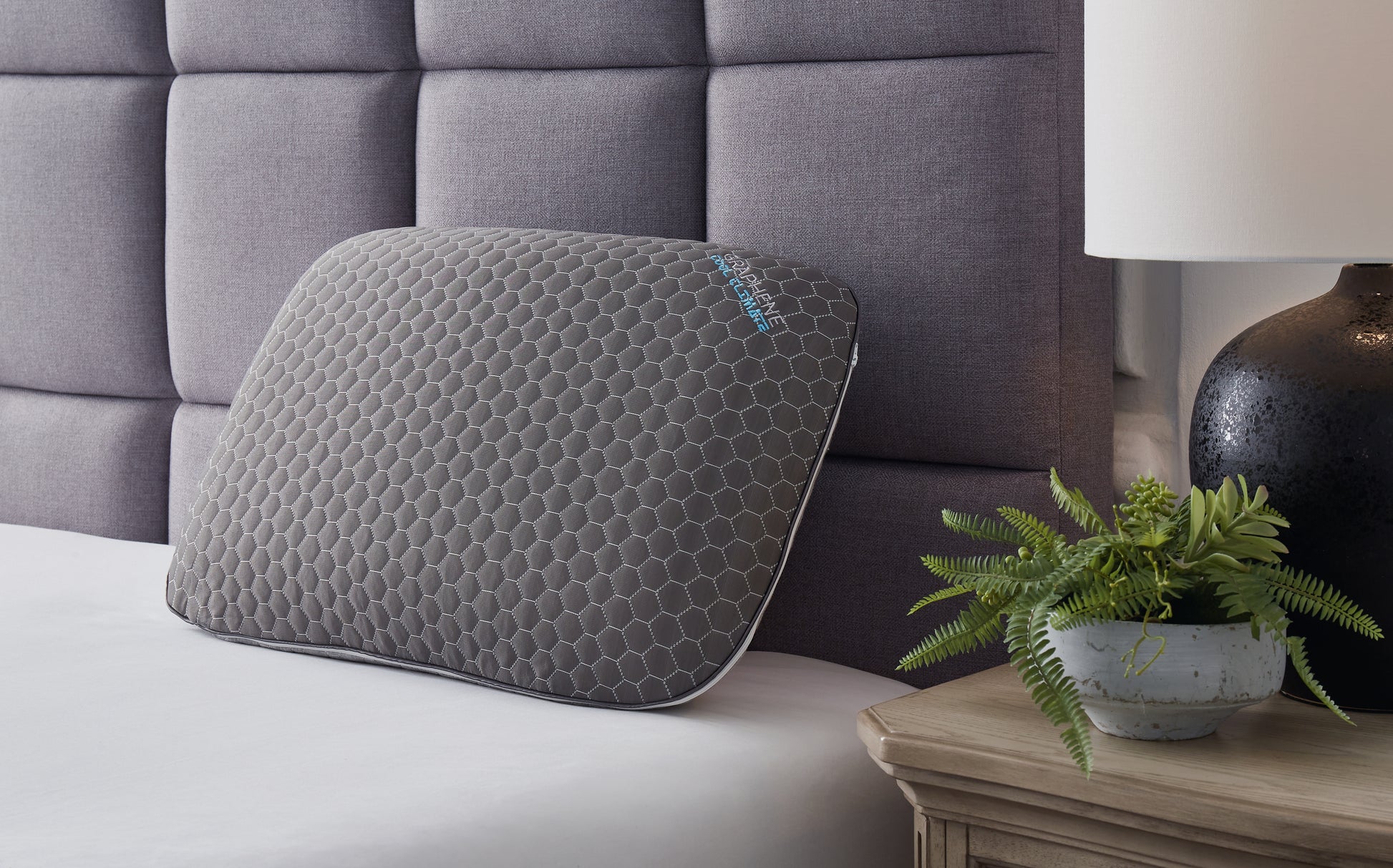 Bradenton Furniture Outlet - Ashley Furniture - Zephyr 2.0 Pillows - Graphene Contour Pillow (6/CS) / Dark Gray - M52113