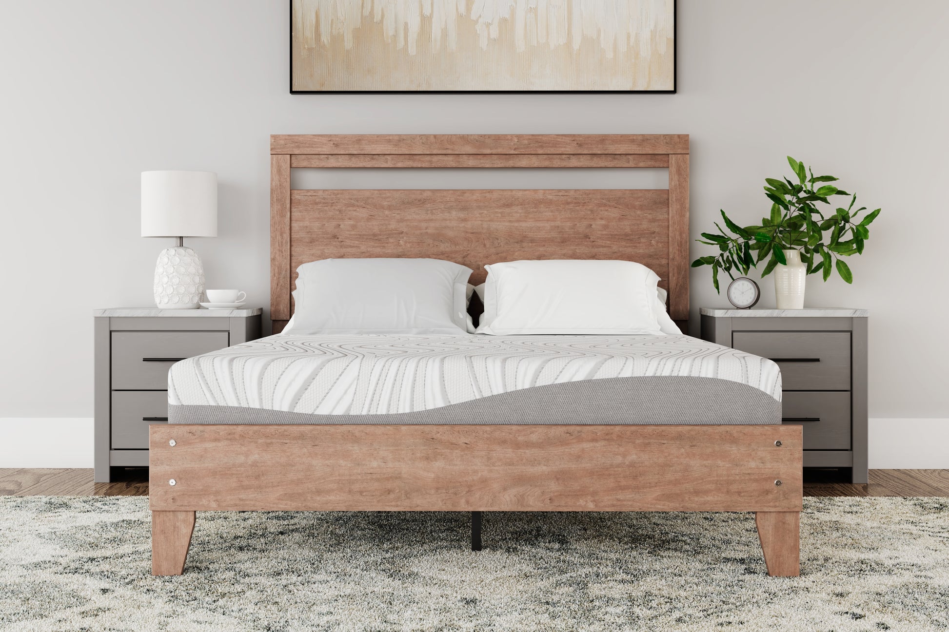 Bradenton Furniture Outlet - Ashley Furniture - 8 Inch Memory Foam Mattresses - Twin / White - M59111