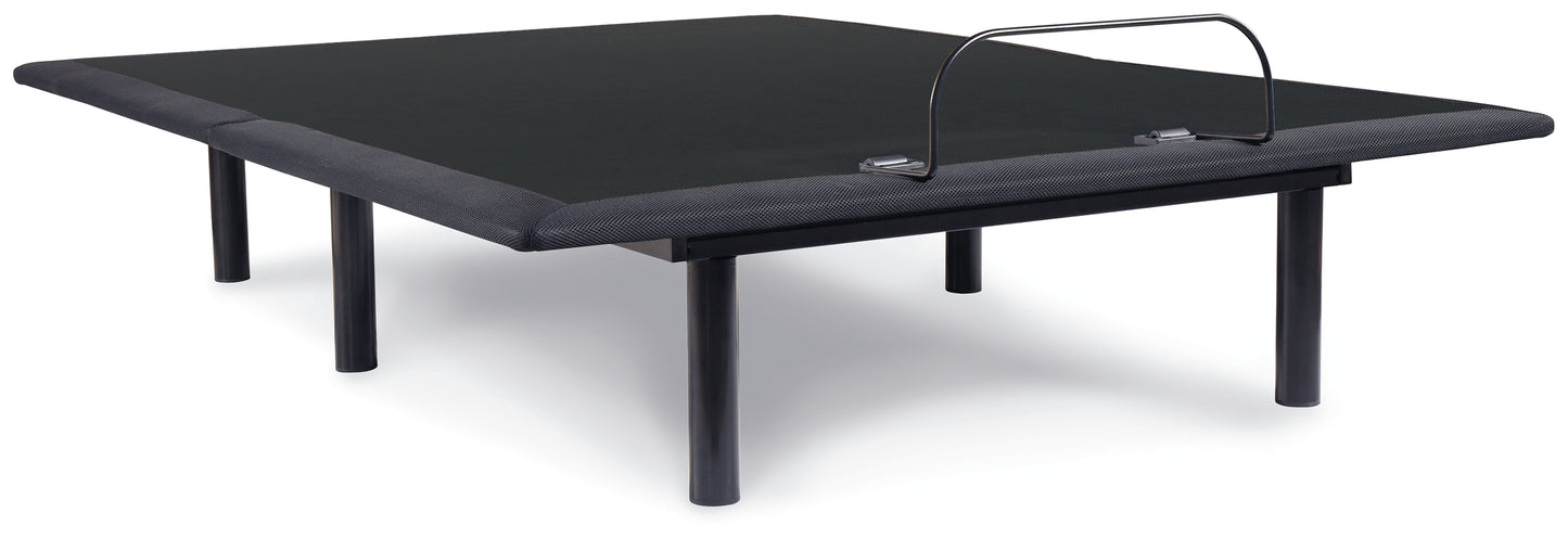 Bradenton Furniture Outlet - Ashley Furniture - Head Up Only Foundation Queen Adjustable Head Base - Queen Adjustable Head Base / Charcoal Gray - M5X132