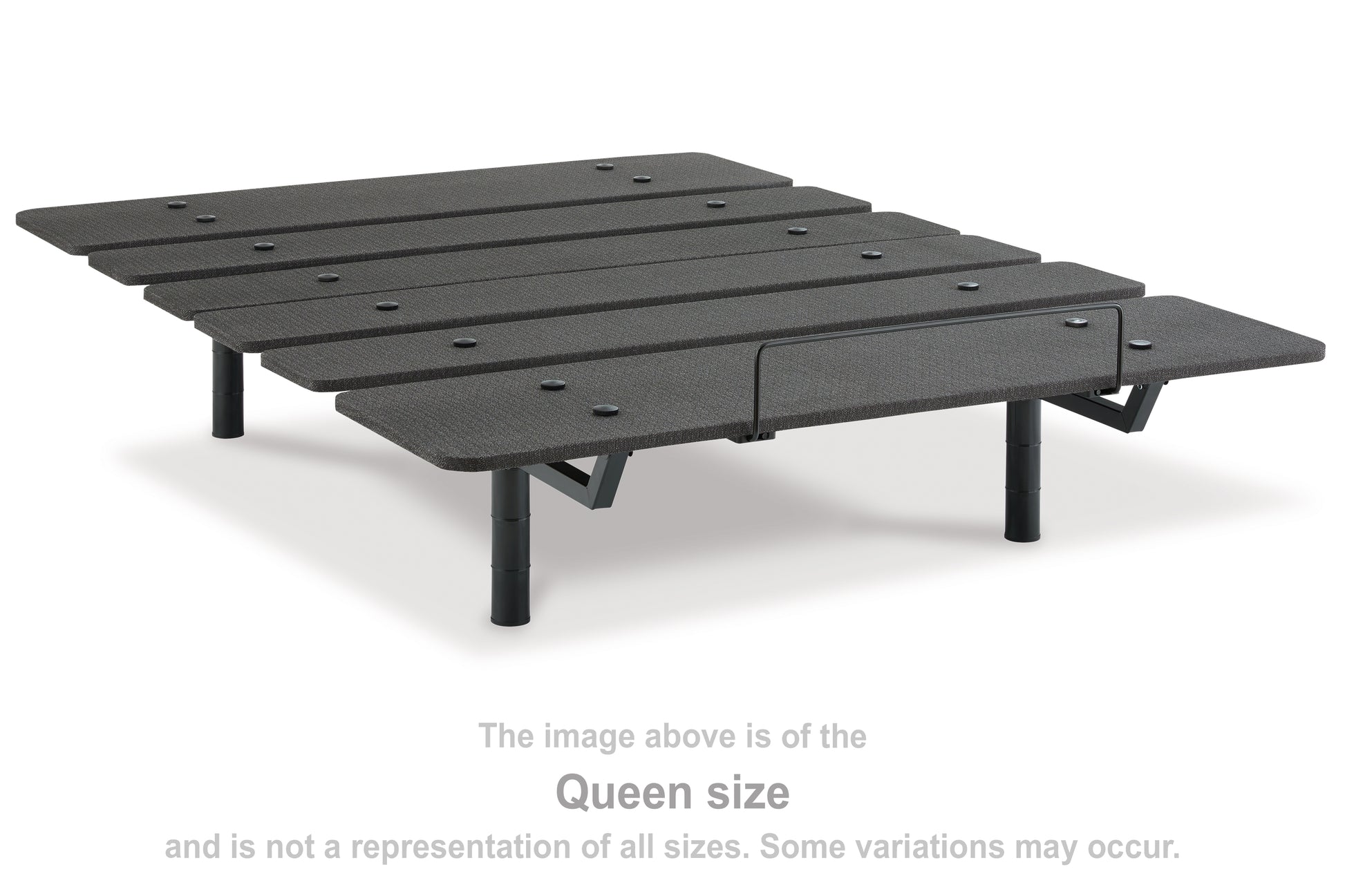 Bradenton Furniture Outlet - Ashley Furniture - Cosmic Power Base King Adjustable Base - King Adjustable Base / Black - M8X242