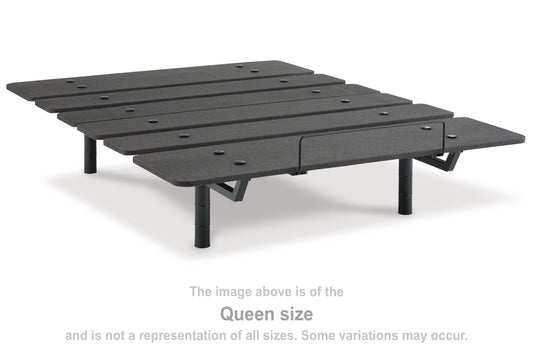 Bradenton Furniture Outlet - Ashley Furniture - Cosmic Power Base Twin XL Adjustable Base - Twin XL Adjustable Base / Black - M8X272