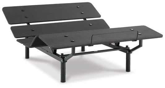 Bradenton Furniture Outlet - Ashley Furniture - Cosmic Power Base Queen Adjustable Base - Queen Adjustable Base / Black - M8X232