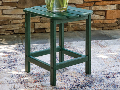 Bradenton Furniture Outlet - Ashley Furniture - Sundown Shores Outdoor - Rectangular End Table / Green - PCP007-703