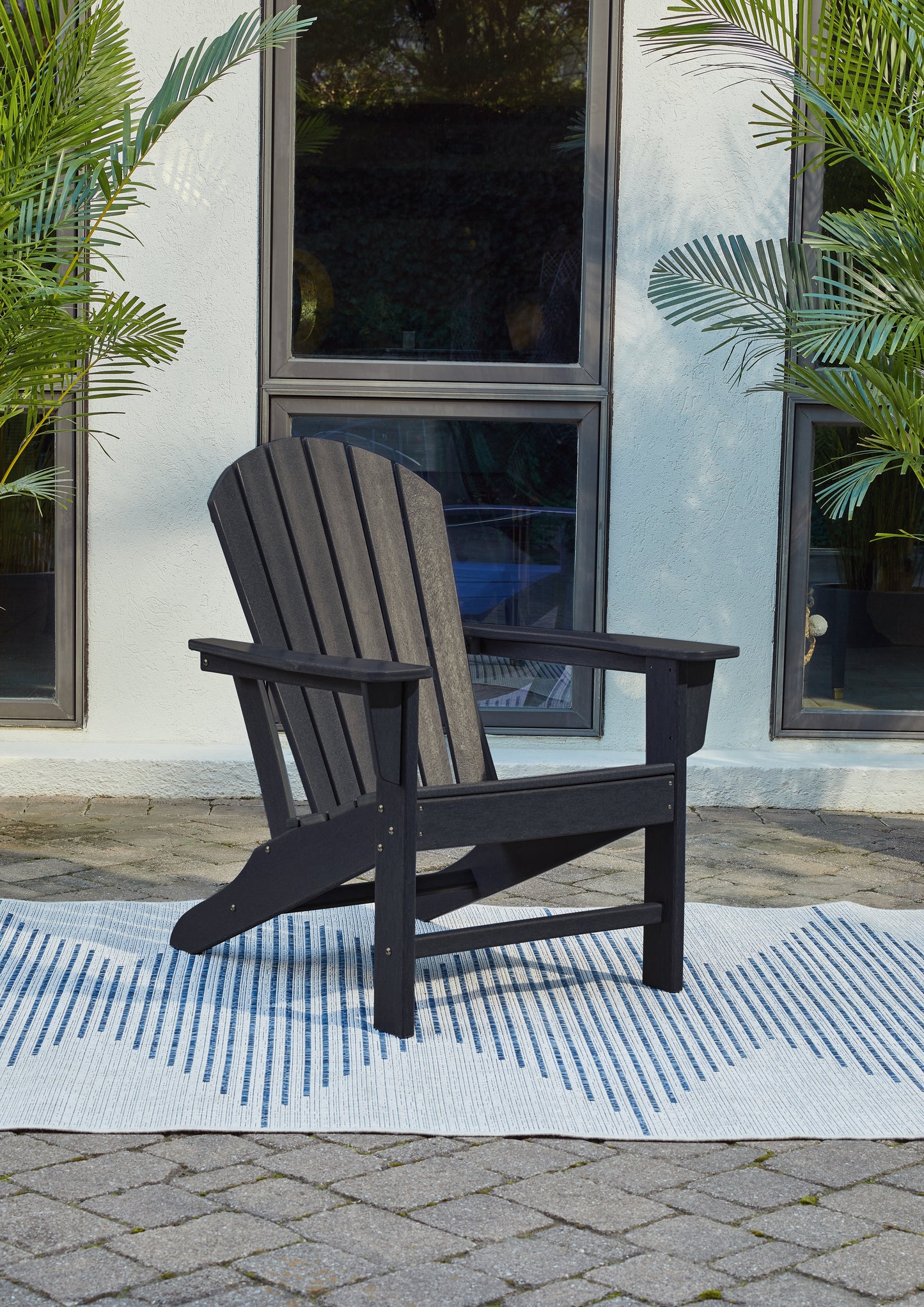 Bradenton Furniture Outlet - Ashley Furniture - Sundown Treasure Outdoor - Adirondack Chair / Black - P008-898