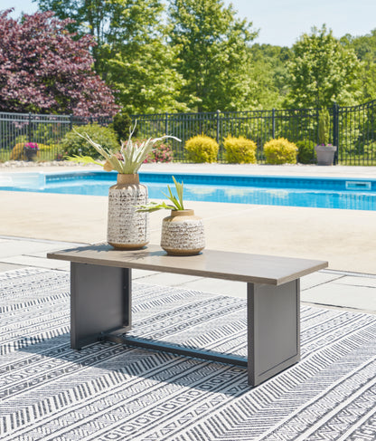 Bradenton Furniture Outlet - Ashley Furniture - Bree Zee Outdoor - Rectangular End Table / Brown - P160-703