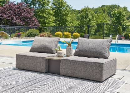 Bradenton Furniture Outlet - Ashley Furniture - Bree Zee Outdoor - 3-Piece Outdoor Sectional / Brown - P160P4