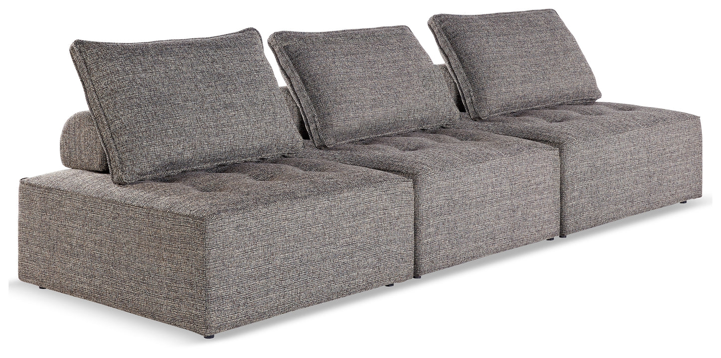Bradenton Furniture Outlet - Ashley Furniture - Bree Zee Outdoor - 3-Piece Outdoor Modular Seating / Brown - P160P9