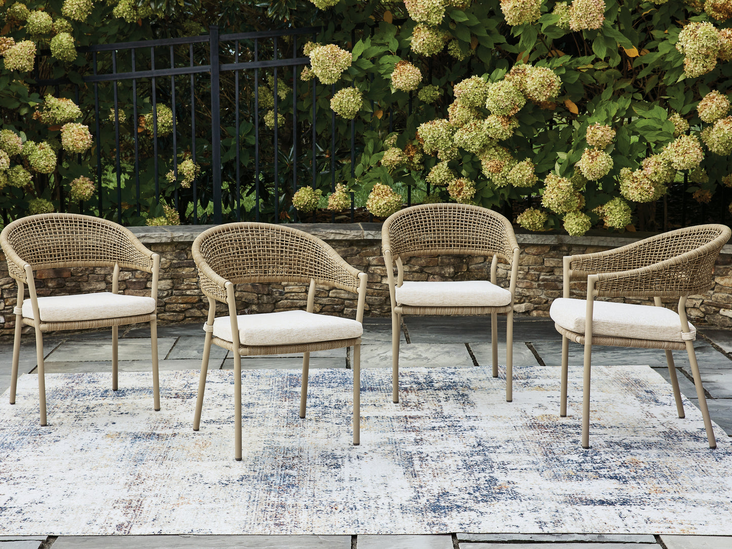 Bradenton Furniture Outlet - Ashley Furniture - Orchard Beach Outdoor - Arm Chair With Cushion (4/CN) - PCP373-601A