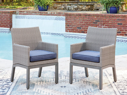Bradenton Furniture Outlet - Ashley Furniture - Half Moon Beach Outdoor - Arm Chair With Cushion (Set of 2) - PCP418-601A
