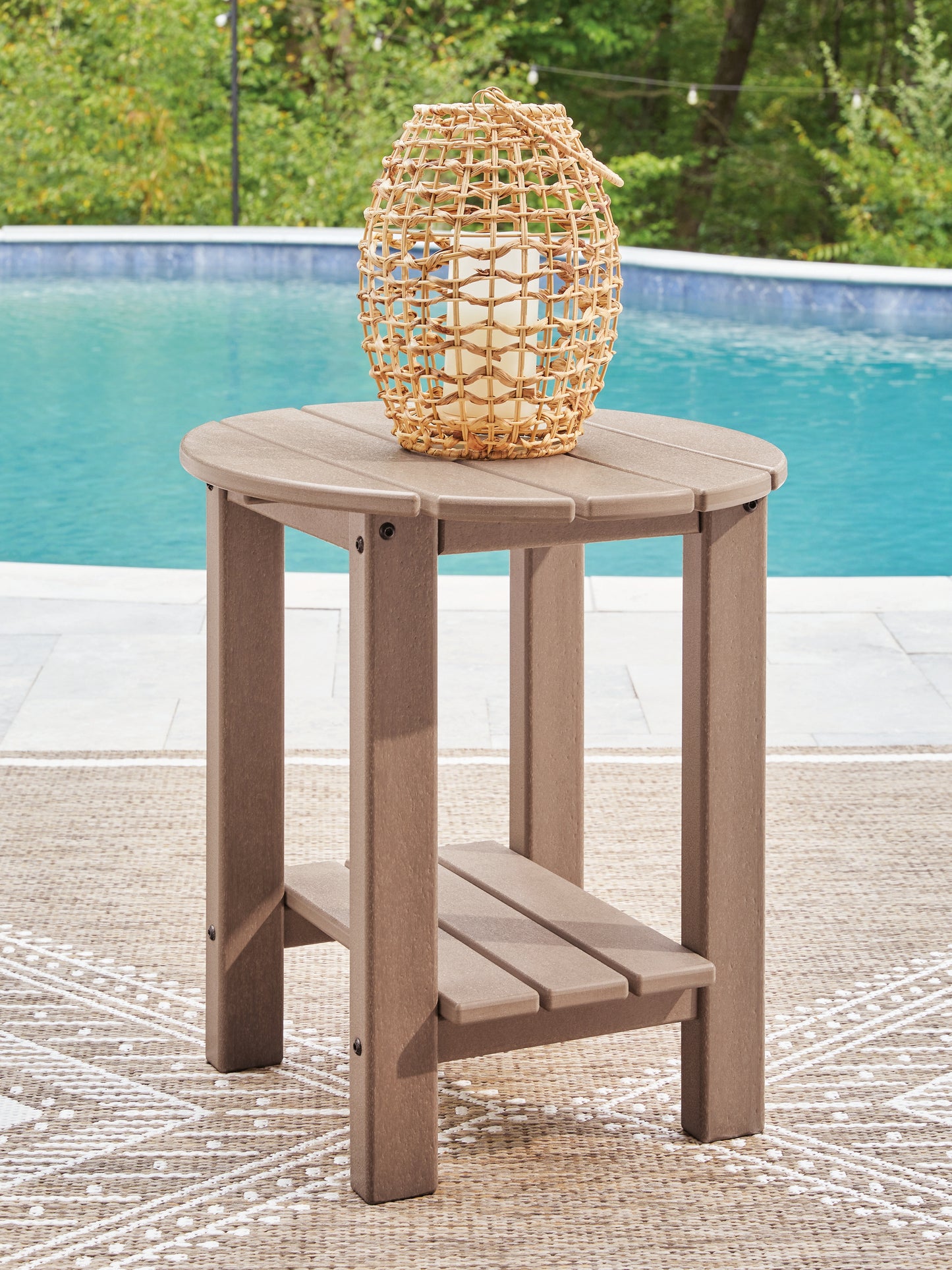 Bradenton Furniture Outlet - Ashley Furniture - Grover Beach Outdoor - Oval End Table - PCP422-706