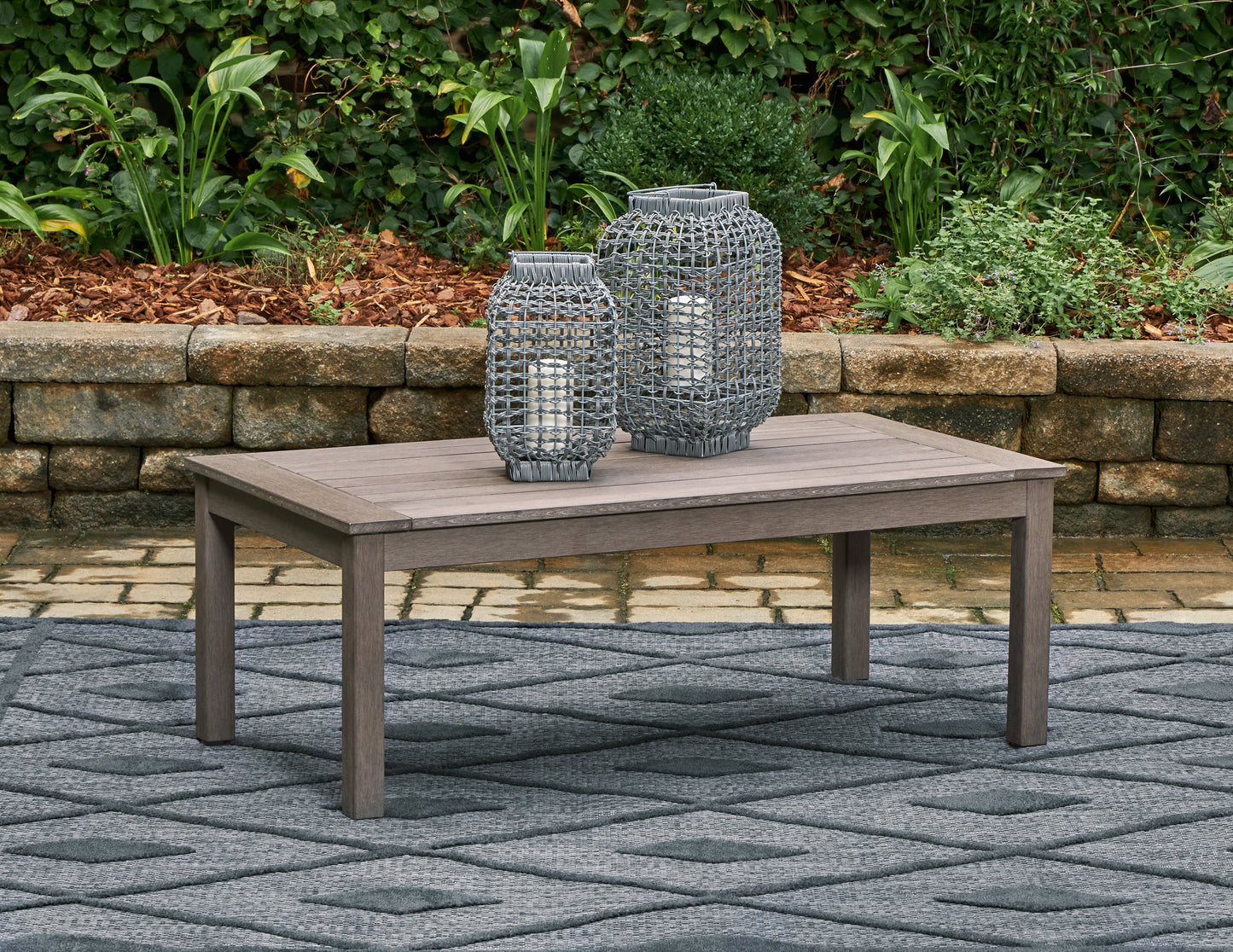 Bradenton Furniture Outlet - Ashley Furniture - Hillside Barn Outdoor - Rectangular Cocktail Table / Brown - P564-701