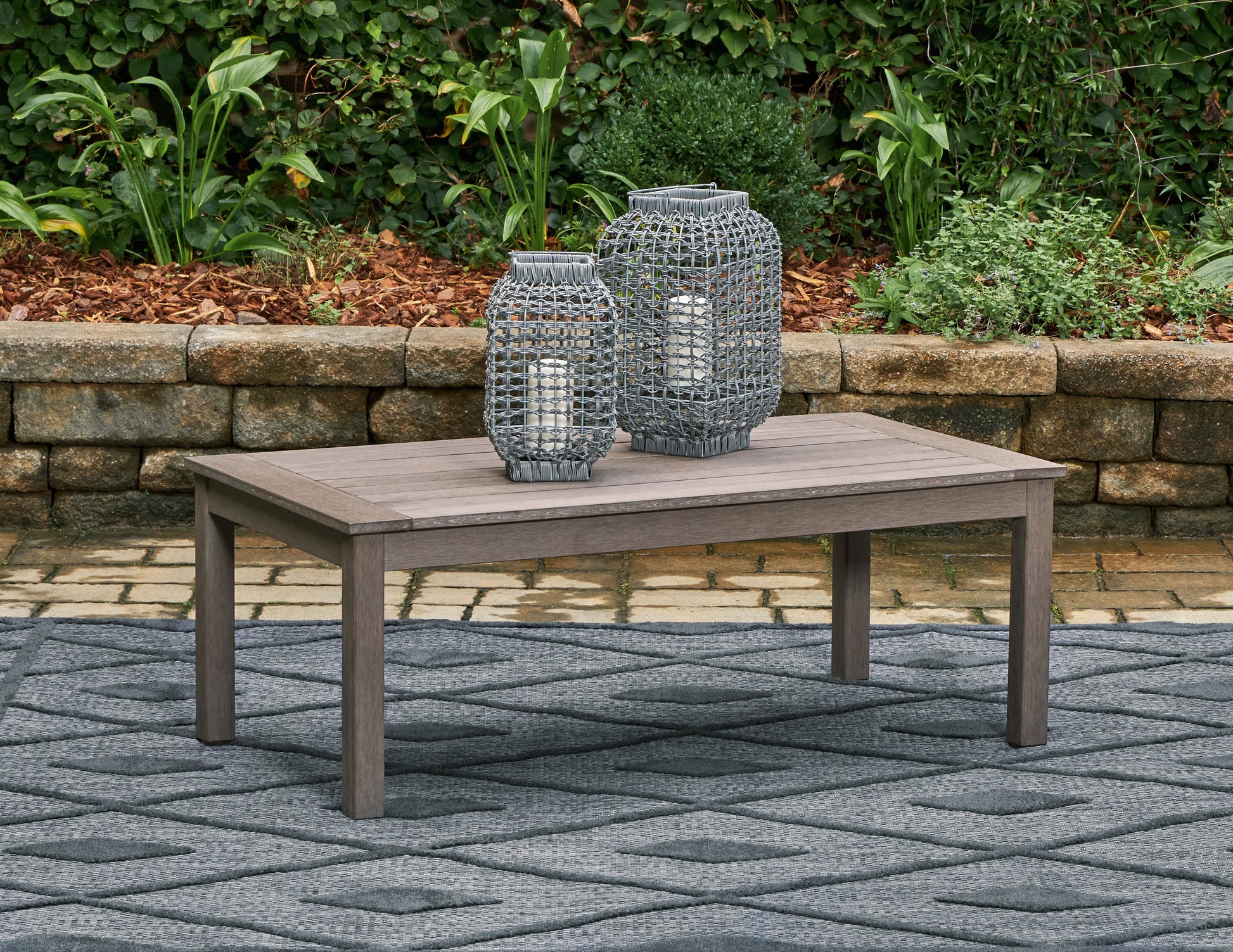Bradenton Furniture Outlet - Ashley Furniture - Hillside Barn Outdoor - Rectangular Cocktail Table / Brown - P564-701