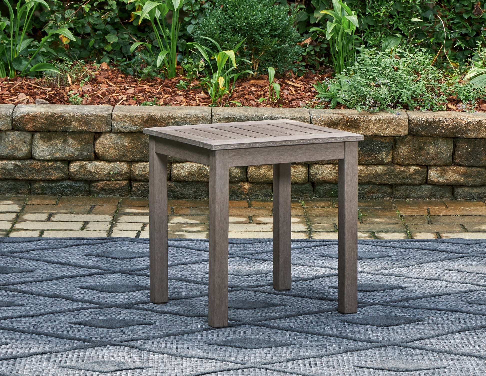 Bradenton Furniture Outlet - Ashley Furniture - Hillside Barn Outdoor - Square End Table / Brown - P564-702