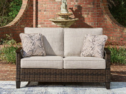 Bradenton Furniture Outlet - Ashley Furniture - Monterey Point Outdoor - Loveseat w/Cushion - PCP760-835