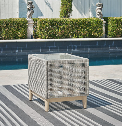 Bradenton Furniture Outlet - Ashley Furniture - Seton Creek Outdoor - Square End Table / Gray - P798-702