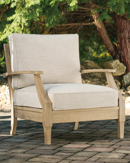 Bradenton Furniture Outlet - Ashley Furniture - Clare View Outdoor - Lounge Chair w/Cushion (1/CN) / Beige - P801-820
