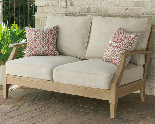 Bradenton Furniture Outlet - Ashley Furniture - Clare View Outdoor - Corner with Cushion / Beige - P801-877