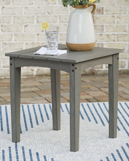 Bradenton Furniture Outlet - Ashley Furniture - Visola Outdoor - Square End Table / Gray - P802-702