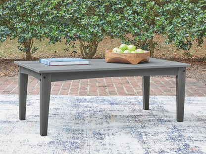 Bradenton Furniture Outlet - Ashley Furniture - Cove Beach Outdoor - Rectangular Cocktail Table / Gray - PCP803-701