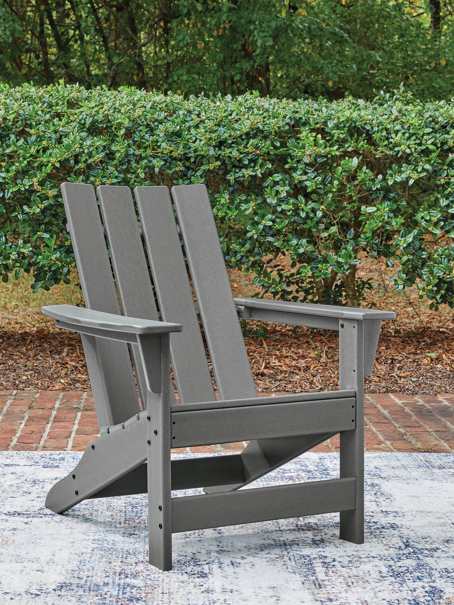 Bradenton Furniture Outlet - Ashley Furniture - Cove Beach Outdoor - Adirondack Chair / Gray - PCP803-898