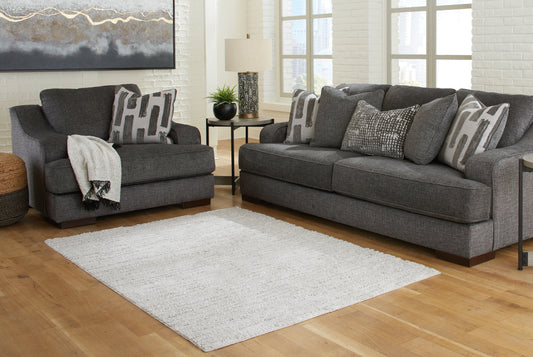 Bradenton Furniture Outlet - Ashley Furniture - Ivygail Rug - 7'5" x 9'6" Rug / Gray - R404511