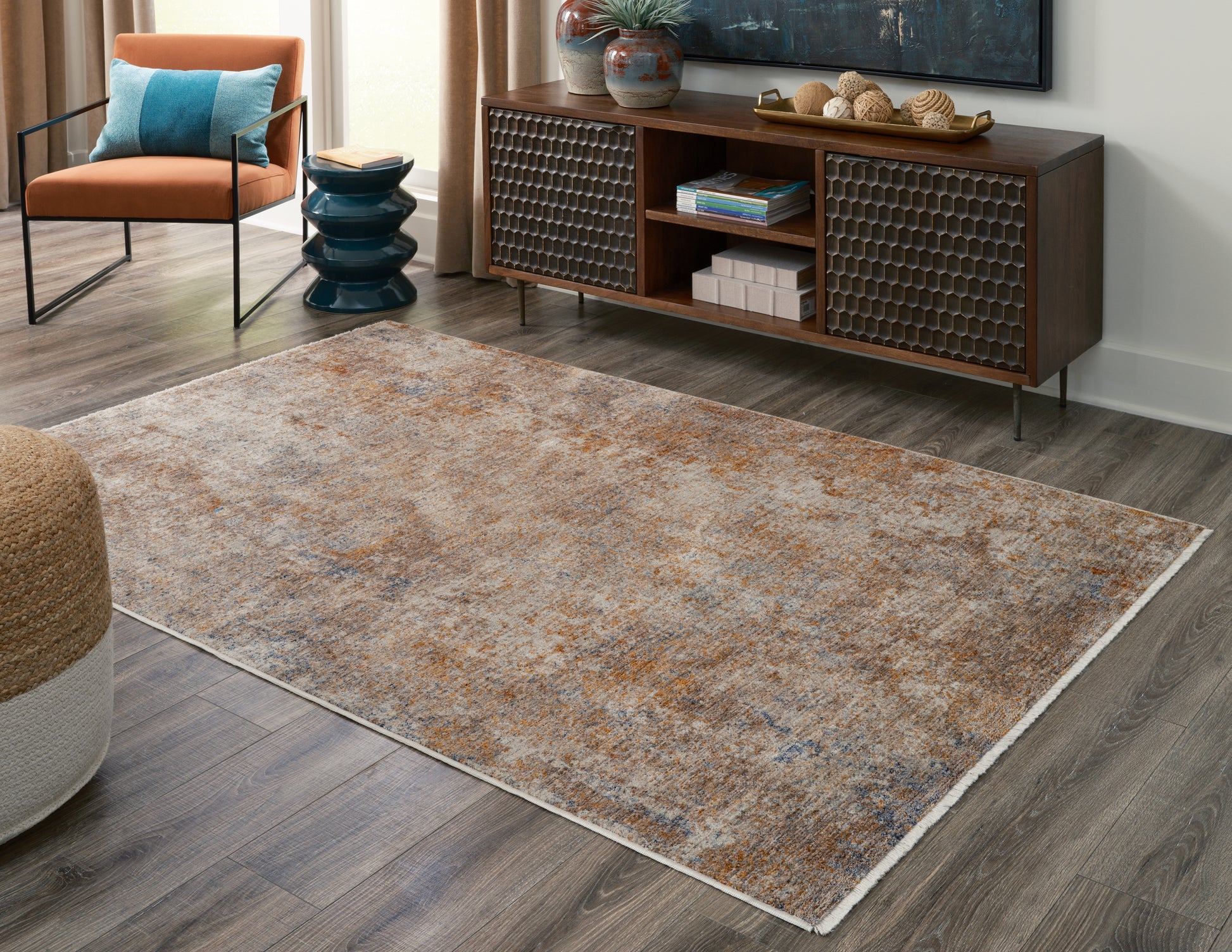 Bradenton Furniture Outlet - Ashley Furniture - Mauville Rug - 5' x 7'10" Rug / Multi - R405332