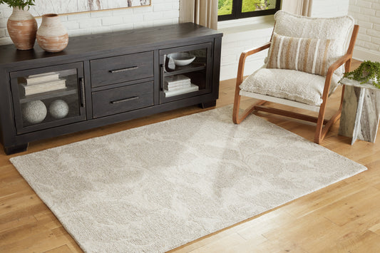 Bradenton Furniture Outlet - Ashley Furniture - Chadess Rug - 5' x 7' Rug / Linen/Taupe - R406362
