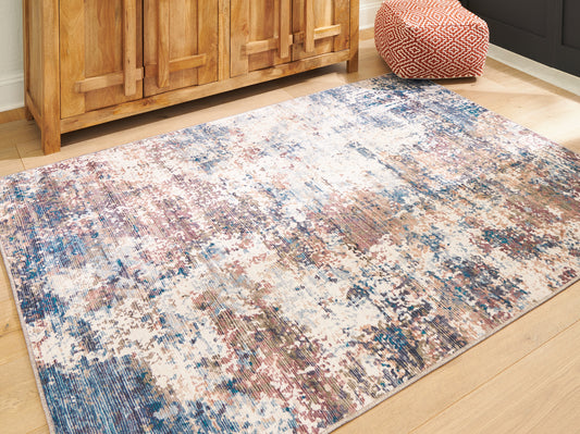Bradenton Furniture Outlet - Ashley Furniture - Willbertal Rug - 5'2" x 7' Washable Rug / Multi - R406652