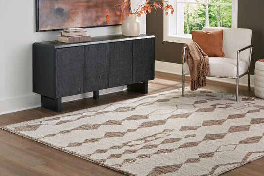 Bradenton Furniture Outlet - Ashley Furniture - Brettler Rug - 8' x 10' Rug / Beige/Brown - R406791