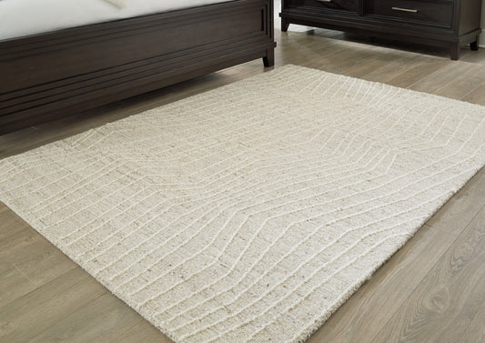 Bradenton Furniture Outlet - Ashley Furniture - Varahill Rug - 8' x 10' Rug / Gray/Ivory - R406931