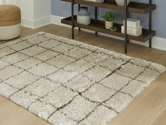 Bradenton Furniture Outlet - Ashley Furniture - Wrenlow Rug - 8' x 10' Rug / Gray/Cream - R407221