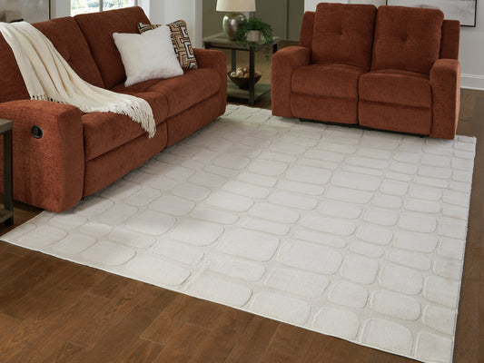 Bradenton Furniture Outlet - Ashley Furniture - Malvinsboro Rug - Washable 8' x 10' Area Rug / Sandstone - R407441