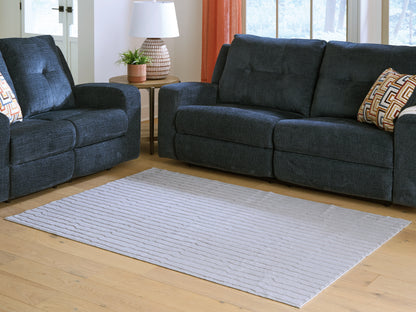 Bradenton Furniture Outlet - Ashley Furniture - Worthley Rug - Washable 8' x 10' Area Rug / Gray - R407451