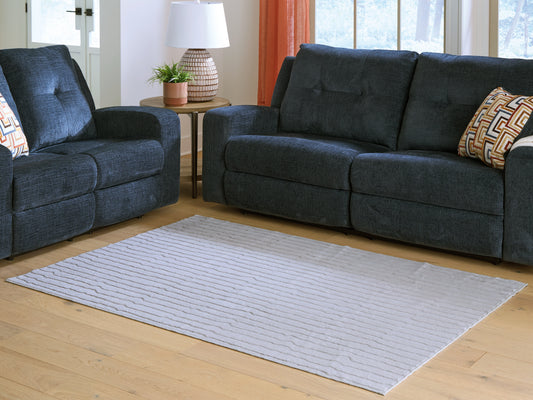 Bradenton Furniture Outlet - Ashley Furniture - Worthley Rug - Washable 8' x 10' Area Rug / Gray - R407451
