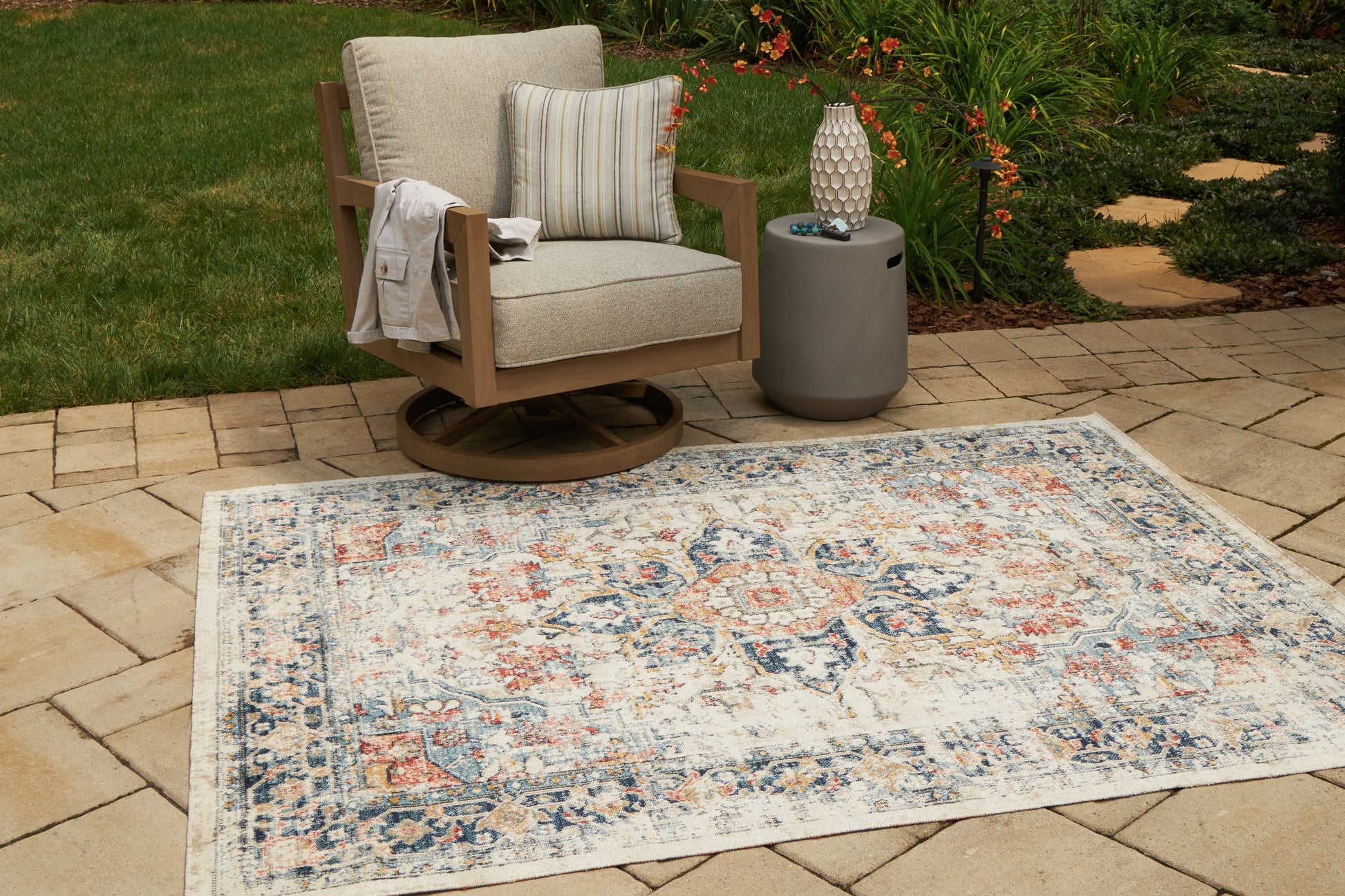 Bradenton Furniture Outlet - Ashley Furniture - Jarrpage Rug - 5' x 7' Rug / Multi - R900092