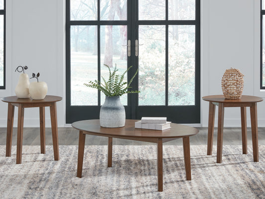 Bradenton Furniture Outlet - Ashley Furniture - Gordonay Table (Set of 3) - Occasional Table Set (3/CN) / Brown - T155-13